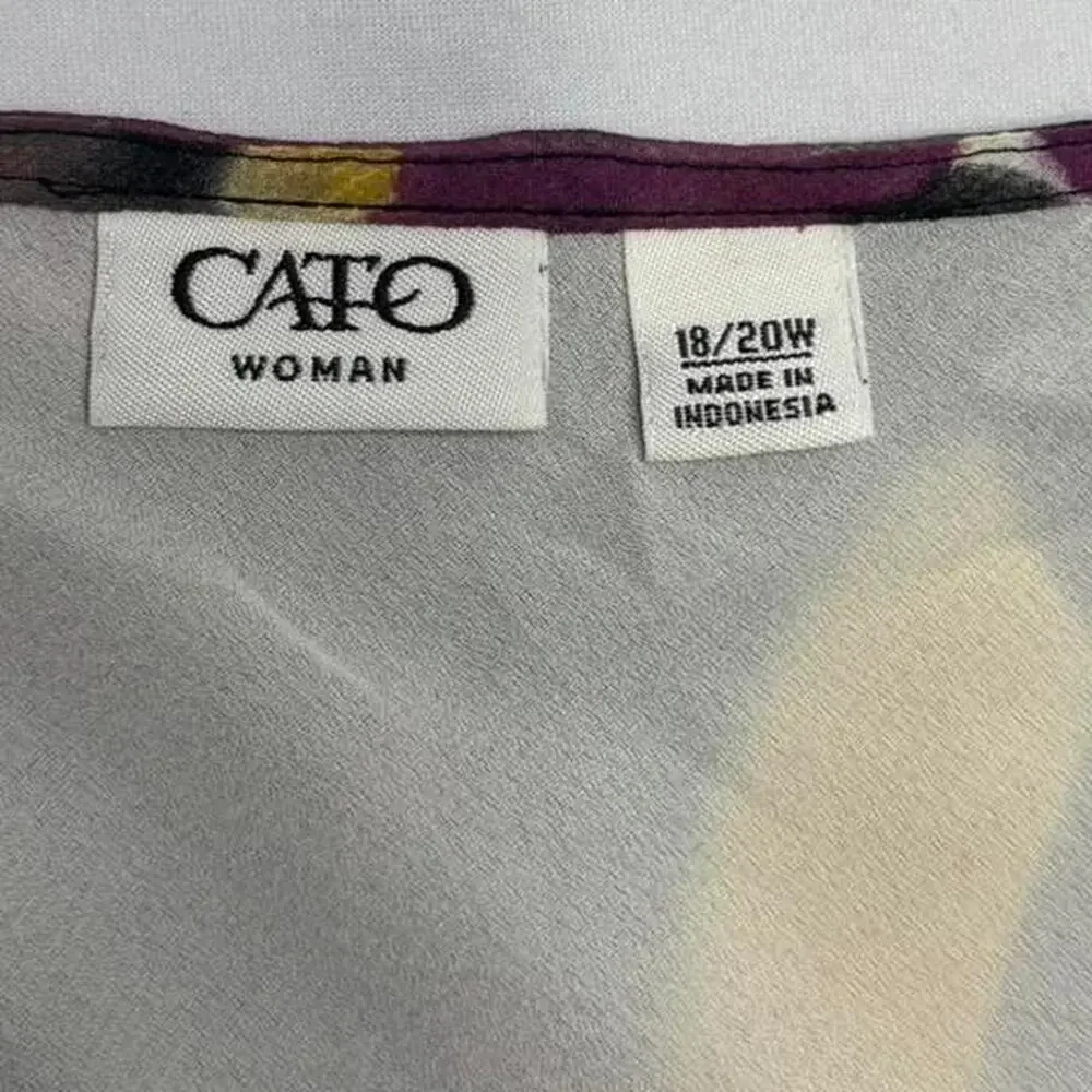 Cato patterned summer Y2K fairy bag doll top Womens size XXL